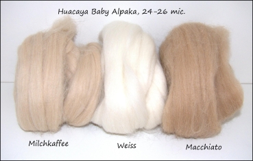 Huacaya Baby Alpaka, Milchkaffee